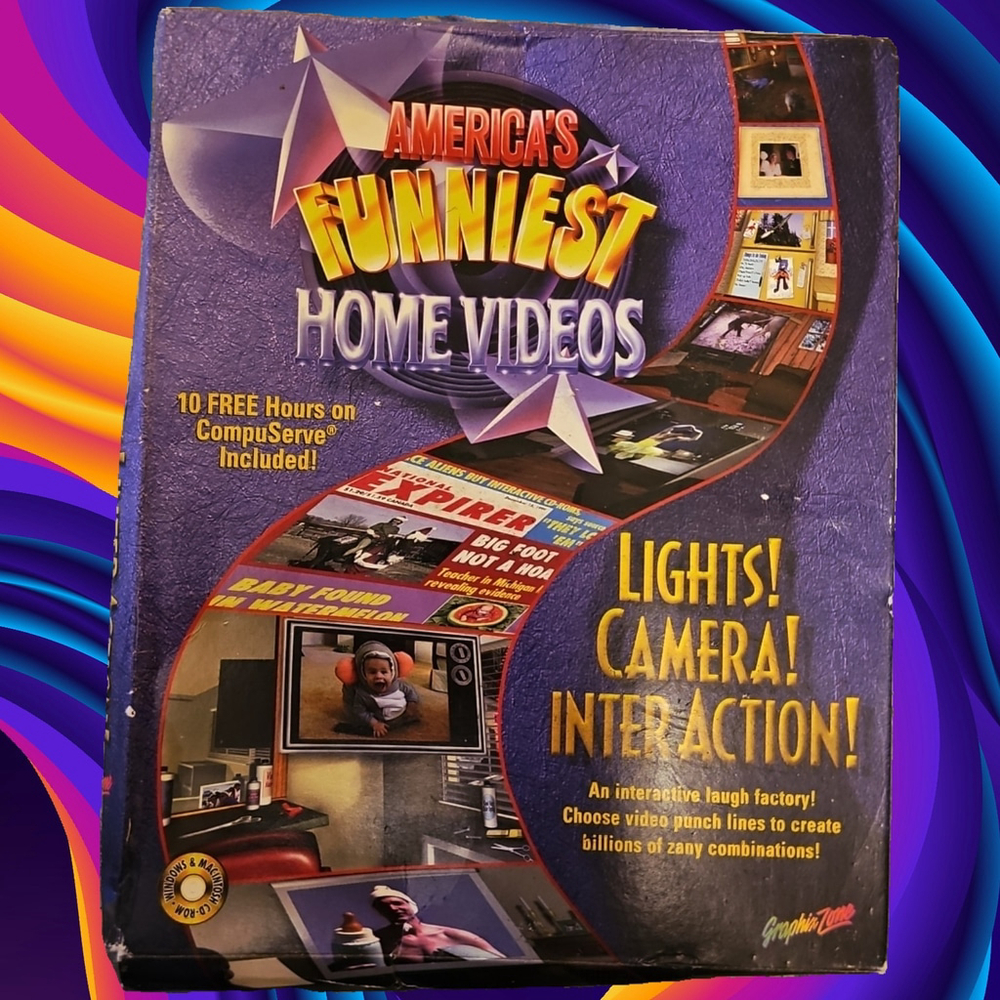 America's Funniest Home Videos: Lights! Camera! InterAction! PC/Mac Big Box 1995
